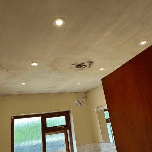 Bathroom spotlight installation completed, Dublin electrician